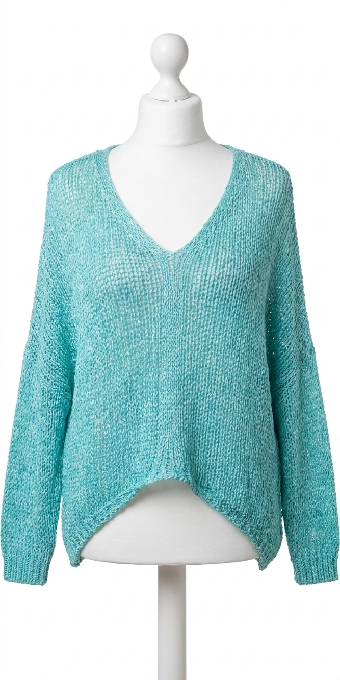 NEW GIGI MODA avola sweater in turquoise